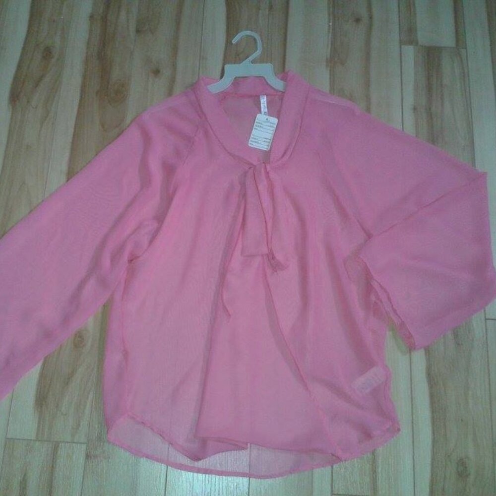 Chiffon pussybow blouse